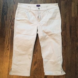 NYDJ khaki capris